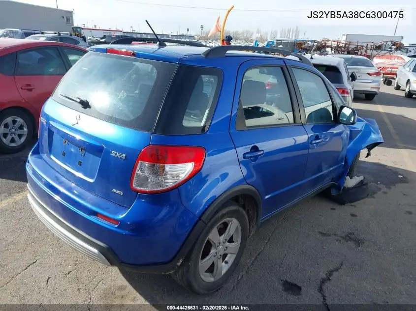 2012 Suzuki Sx4 Premium/Tech Valu Pkg (Nav) VIN: JS2YB5A38C6300475 Lot: 44426631