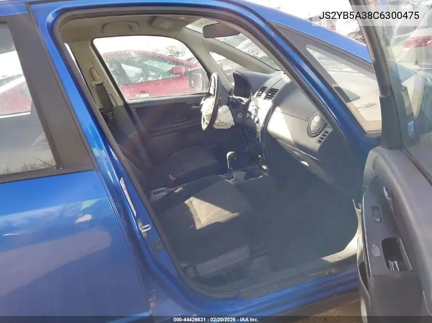 2012 Suzuki Sx4 Premium/Tech Valu Pkg (Nav) VIN: JS2YB5A38C6300475 Lot: 44426631