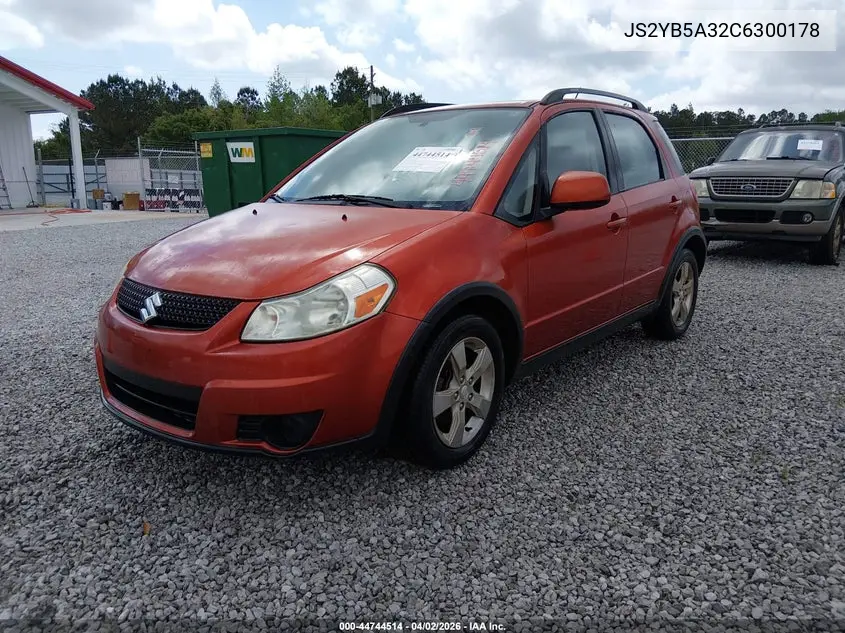 2012 Suzuki Sx4 Premium/Tech Valu Pkg (Nav) VIN: JS2YB5A32C6300178 Lot: 44744514