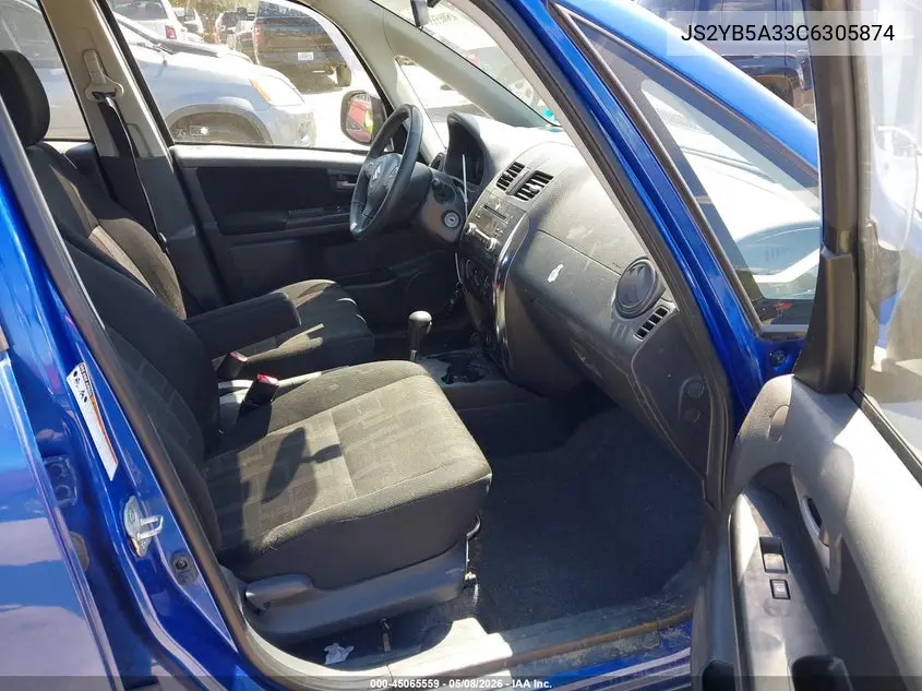 2012 Suzuki Sx4 Premium/Tech Valu Pkg (Nav) VIN: JS2YB5A33C6305874 Lot: 45065559