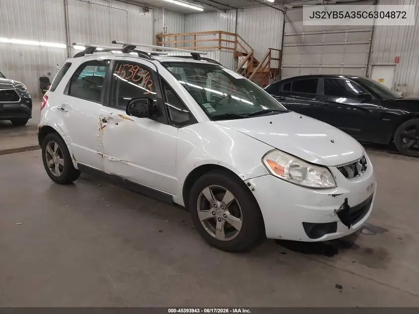 2012 Suzuki Sx4 Premium/Tech Valu Pkg (Nav) VIN: JS2YB5A35C6304872 Lot: 45393943