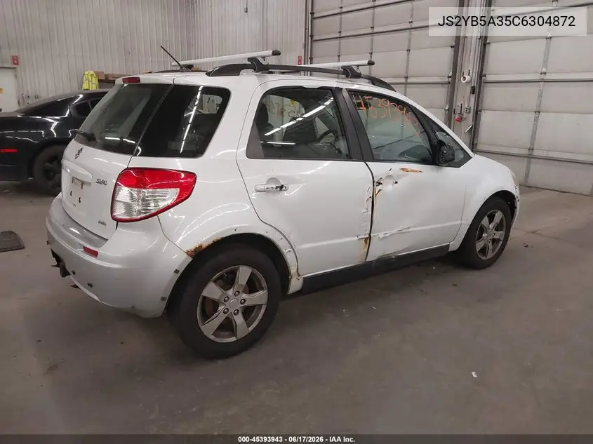 2012 Suzuki Sx4 Premium/Tech Valu Pkg (Nav) VIN: JS2YB5A35C6304872 Lot: 45393943