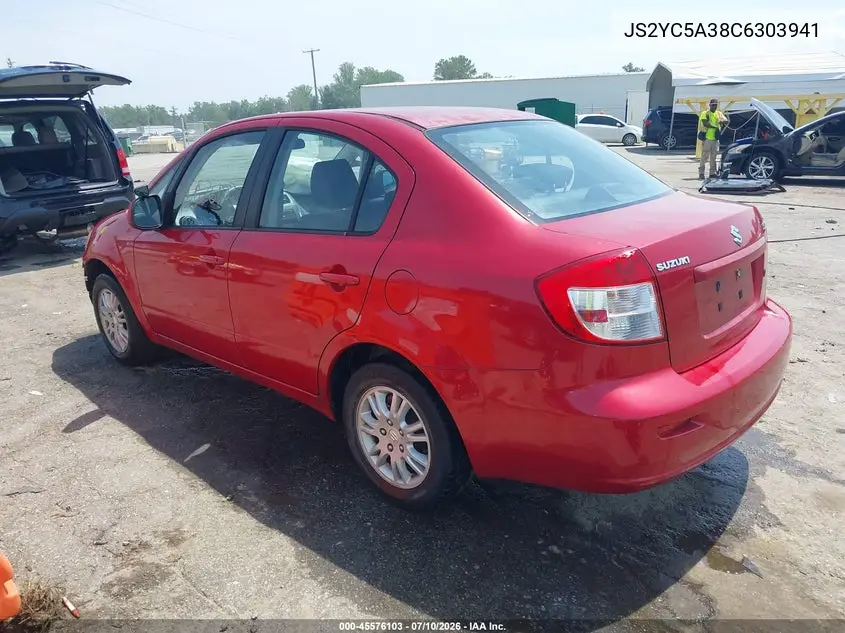 2012 Suzuki Sx4 Le/Le Popular VIN: JS2YC5A38C6303941 Lot: 45576103
