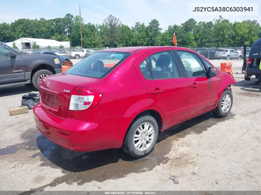 2012 Suzuki Sx4 Le/Le Popular VIN: JS2YC5A38C6303941 Lot: 45576103