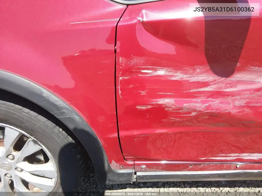 2013 Suzuki Sx4 Premium VIN: JS2YB5A31D6100362 Lot: 45066873
