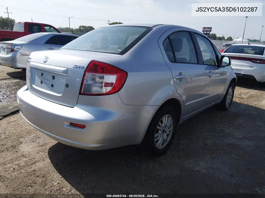 2013 Suzuki Sx4 Le/Le Popular VIN: JS2YC5A35D6102287 Lot: 45493744