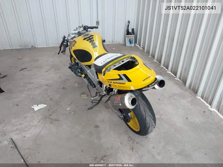 2002 Suzuki Tl1000 R VIN: JS1VT52A022101041 Lot: 45056317