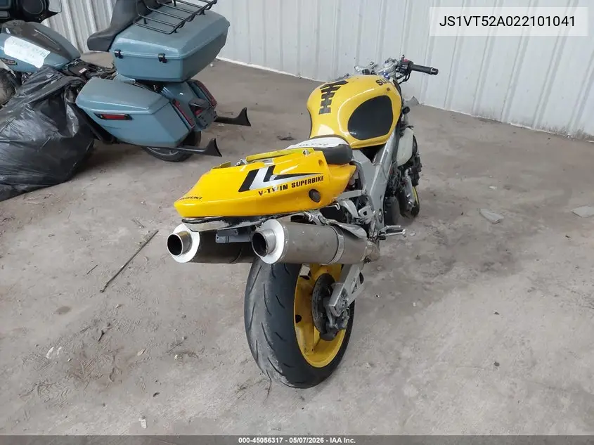 2002 Suzuki Tl1000 R VIN: JS1VT52A022101041 Lot: 45056317