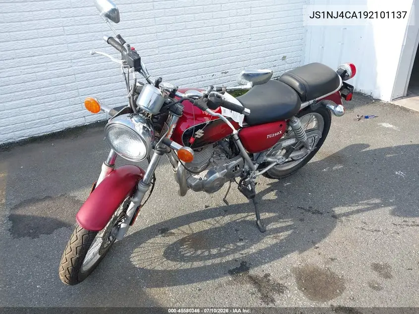 2009 Suzuki Tu250 X VIN: JS1NJ4CA192101137 Lot: 45580346