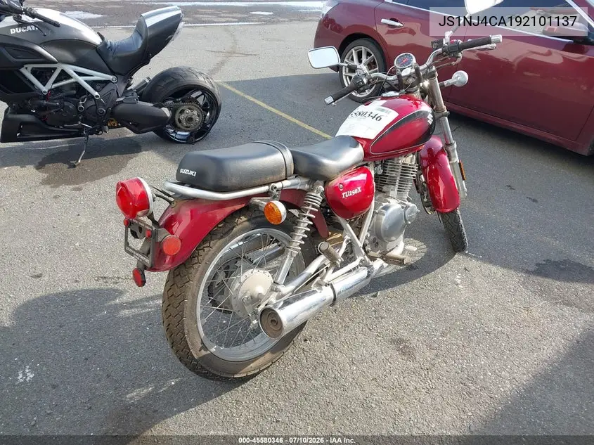 2009 Suzuki Tu250 X VIN: JS1NJ4CA192101137 Lot: 45580346