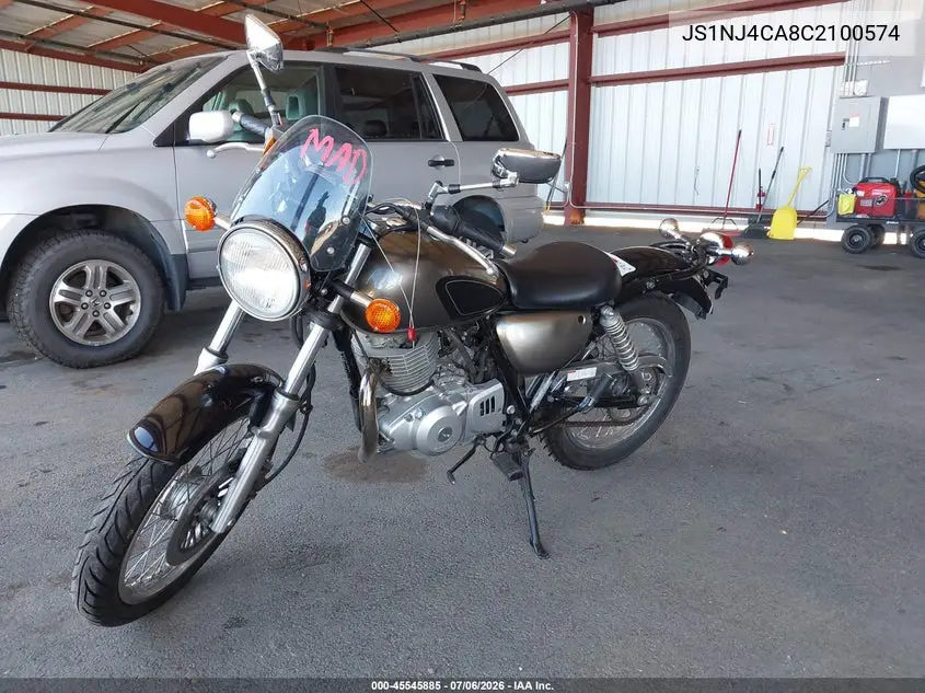 2012 Suzuki Tu250 X VIN: JS1NJ4CA8C2100574 Lot: 45545885