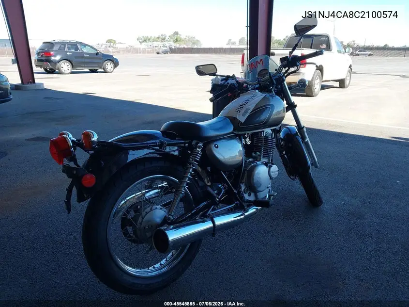 2012 Suzuki Tu250 X VIN: JS1NJ4CA8C2100574 Lot: 45545885