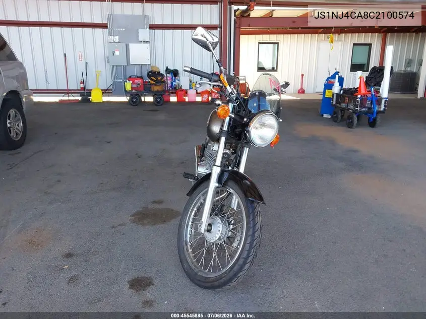 2012 Suzuki Tu250 X VIN: JS1NJ4CA8C2100574 Lot: 45545885