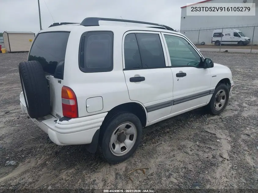2001 Suzuki Vitara Jlx/Jx VIN: 2S3TD52V916105279 Lot: 45249876