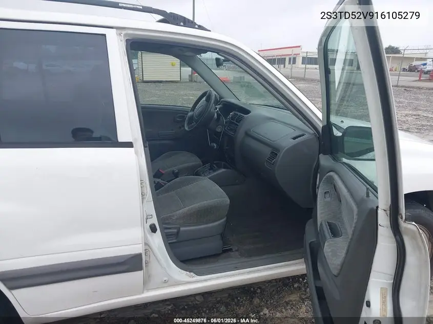 2001 Suzuki Vitara Jlx/Jx VIN: 2S3TD52V916105279 Lot: 45249876