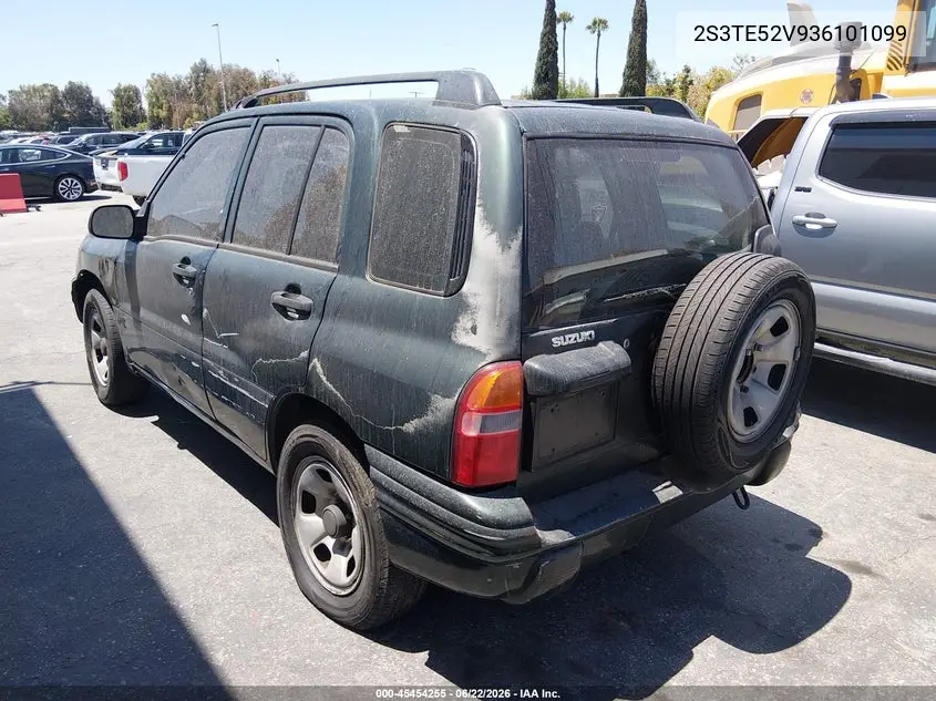 2003 Suzuki Vitara VIN: 2S3TE52V936101099 Lot: 45454255