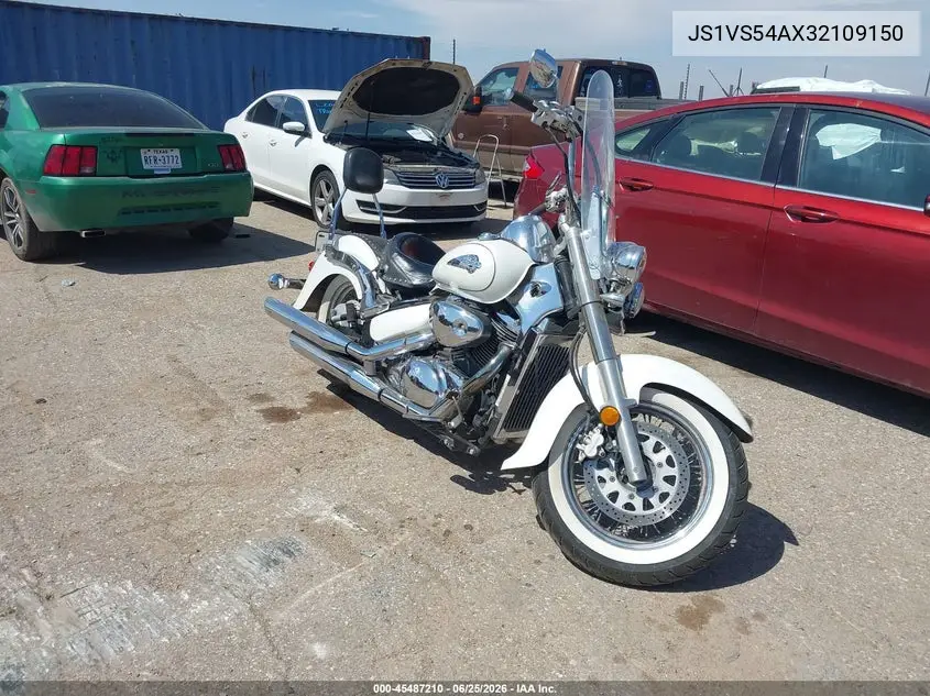 2003 Suzuki Vl800 VIN: JS1VS54AX32109150 Lot: 45487210