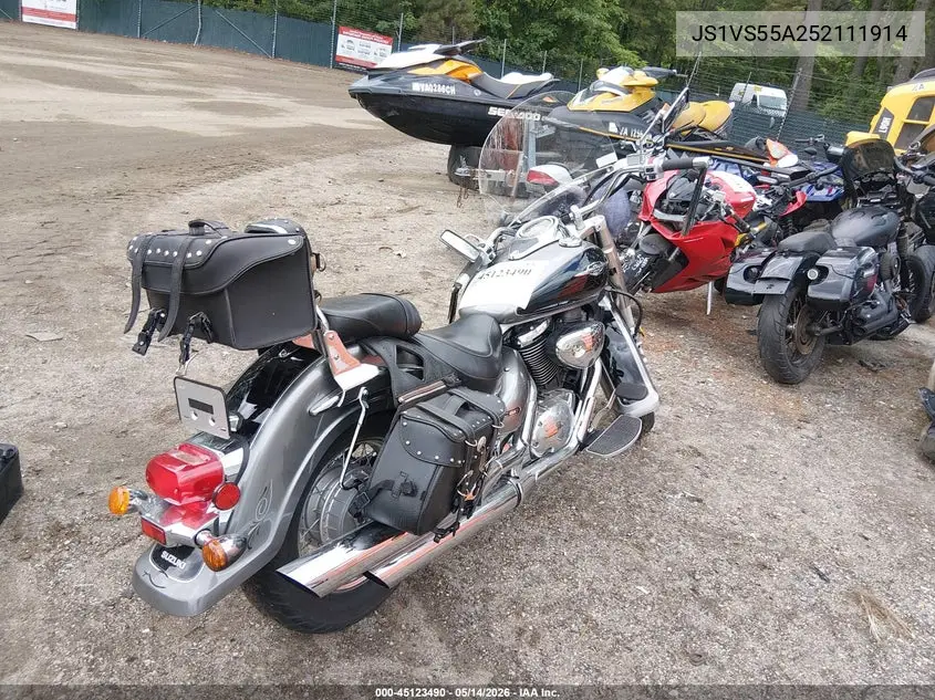 2005 Suzuki C50 VIN: JS1VS55A252111914 Lot: 45123490