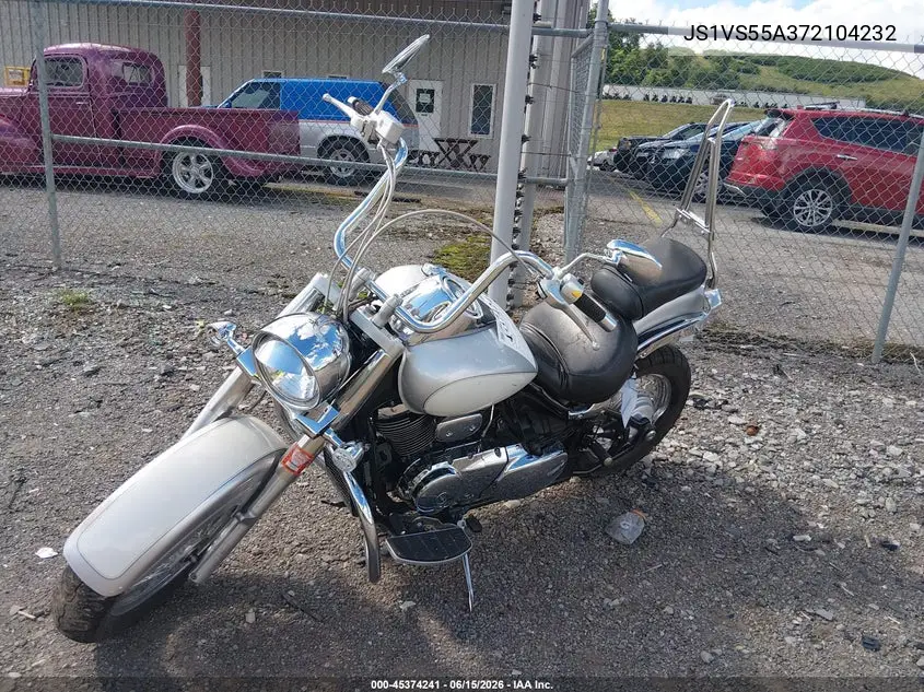 2007 Suzuki Vl800 VIN: JS1VS55A372104232 Lot: 45374241