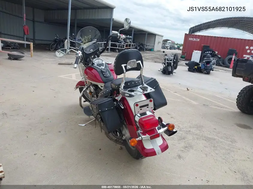 2008 Suzuki Vl800 VIN: JS1VS55A682101925 Lot: 45178655