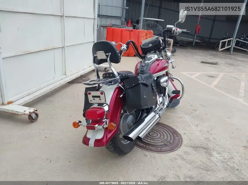 2008 Suzuki Vl800 VIN: JS1VS55A682101925 Lot: 45178655