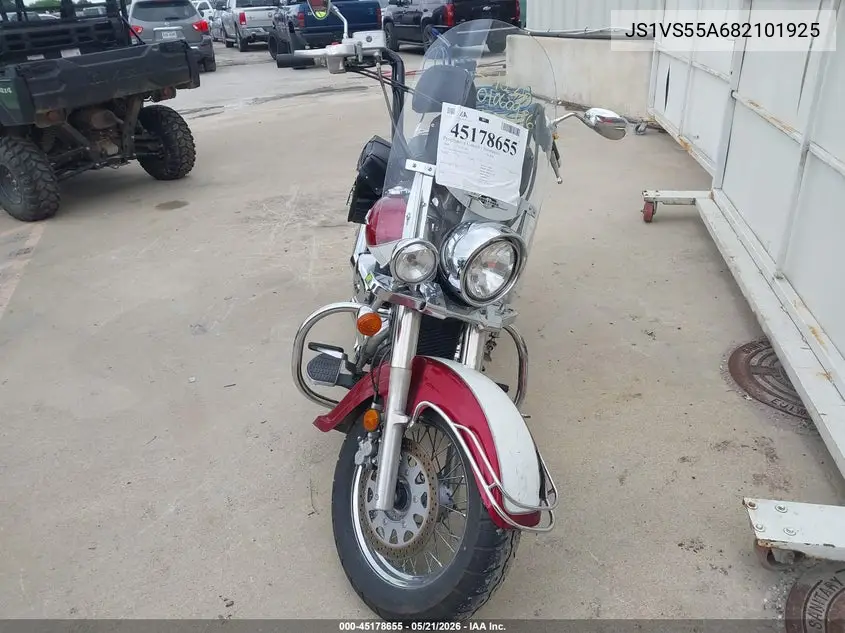 2008 Suzuki Vl800 VIN: JS1VS55A682101925 Lot: 45178655