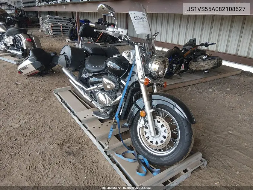 2008 Suzuki Vl800 VIN: JS1VS55A082108627 Lot: 45565972