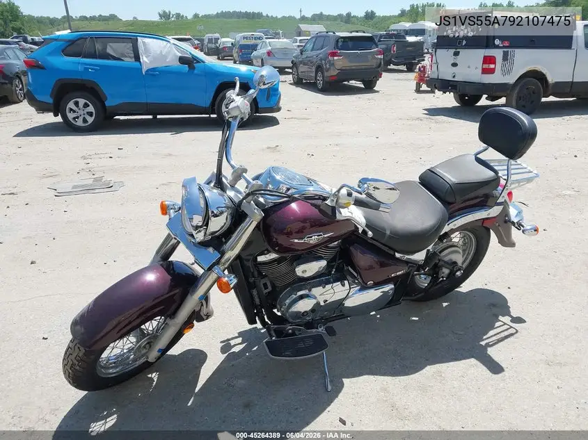 2009 Suzuki Vl800 VIN: JS1VS55A792107475 Lot: 45264389