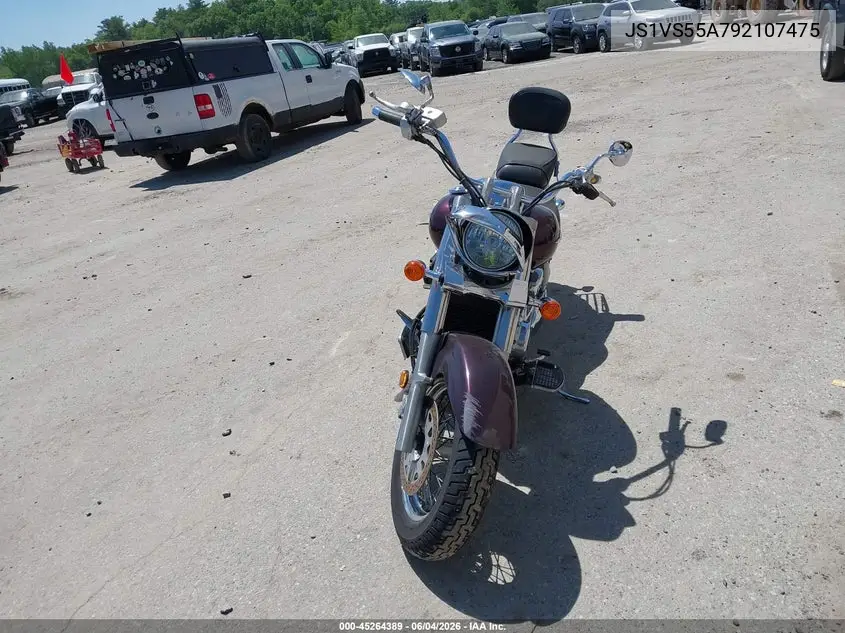 2009 Suzuki Vl800 VIN: JS1VS55A792107475 Lot: 45264389