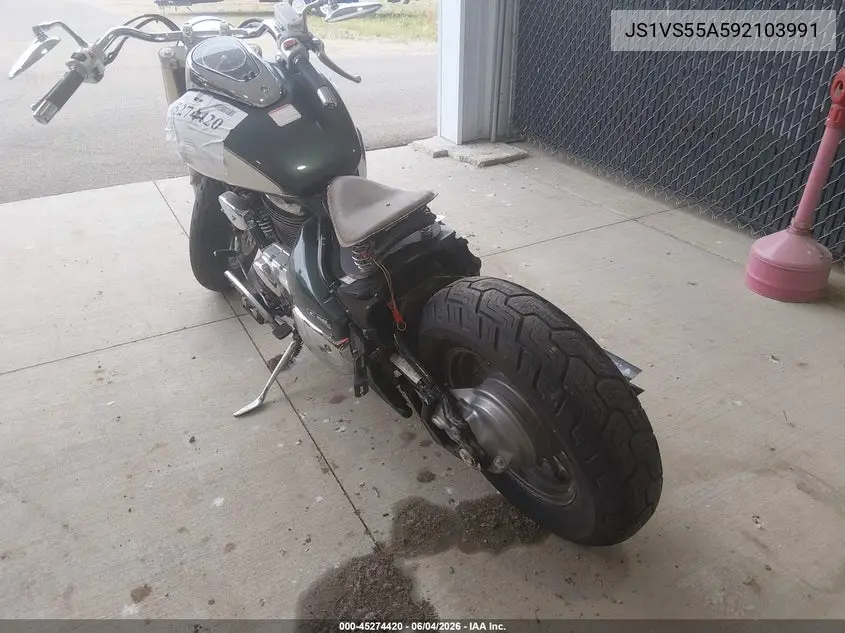 2009 Suzuki Vl800 VIN: JS1VS55A592103991 Lot: 45274420