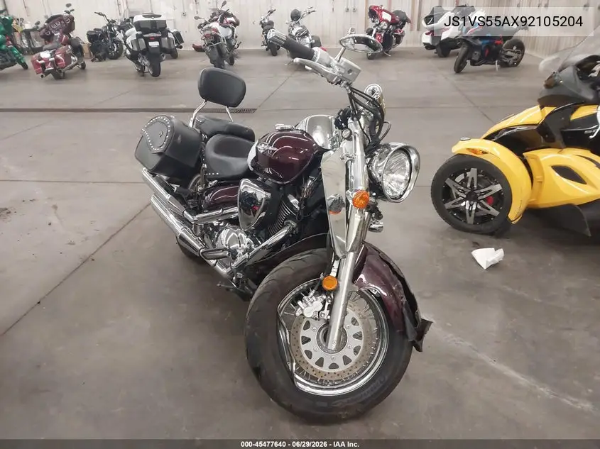 2009 Suzuki Vl800 VIN: JS1VS55AX92105204 Lot: 45477640