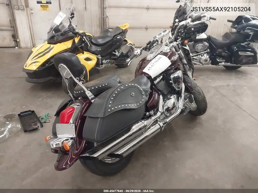2009 Suzuki Vl800 VIN: JS1VS55AX92105204 Lot: 45477640