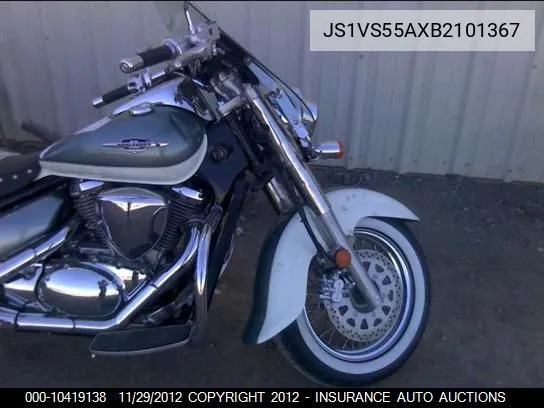 2011 Suzuki Vl800 VIN: JS1VS55AXB2101367 Lot: 10419138