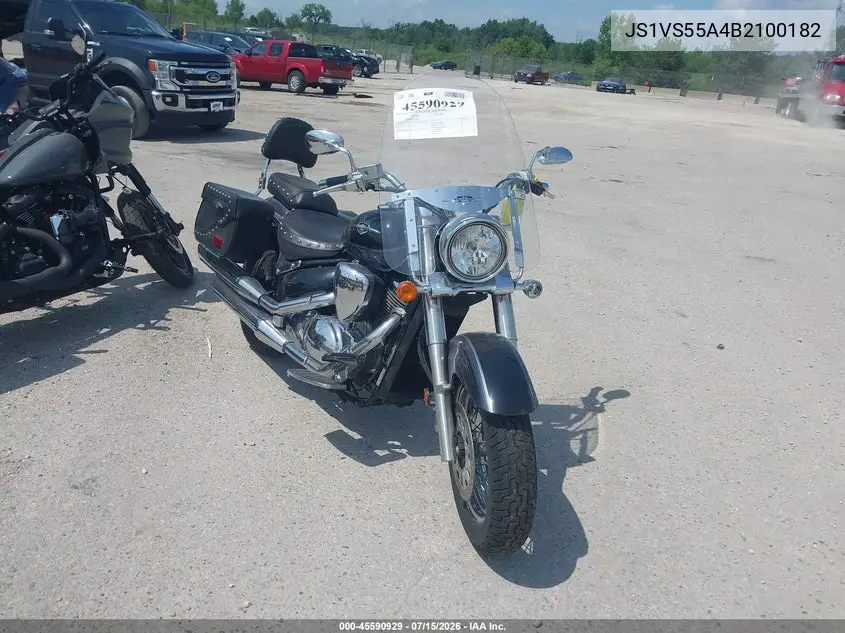 2011 Suzuki Vl800 VIN: JS1VS55A4B2100182 Lot: 45590929