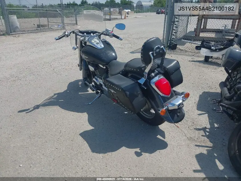 2011 Suzuki Vl800 VIN: JS1VS55A4B2100182 Lot: 45590929