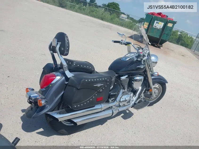 2011 Suzuki Vl800 VIN: JS1VS55A4B2100182 Lot: 45590929