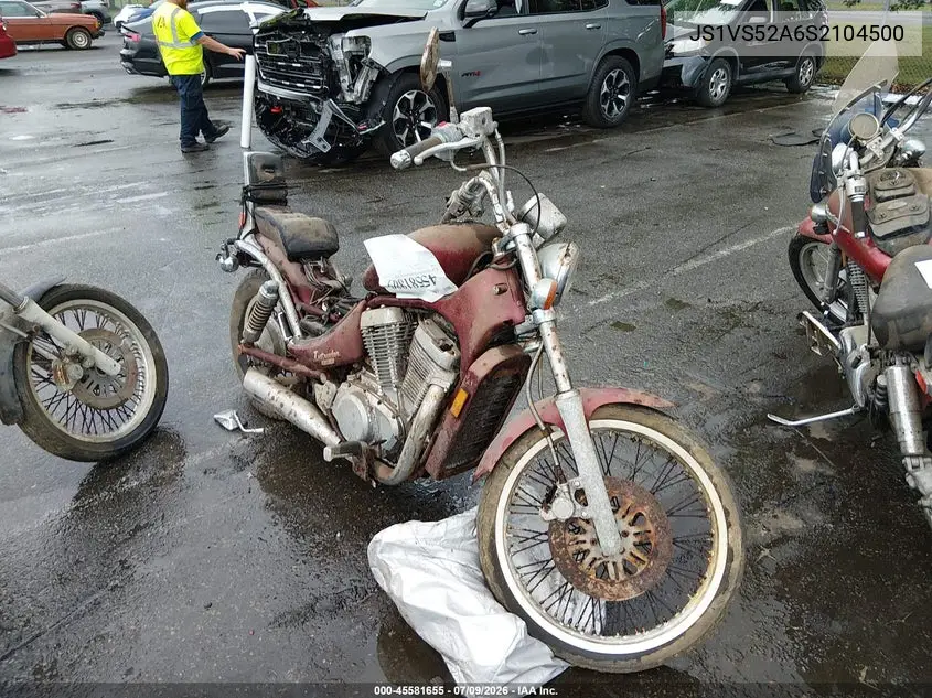 1995 Suzuki Vs800 Glp VIN: JS1VS52A6S2104500 Lot: 45581655