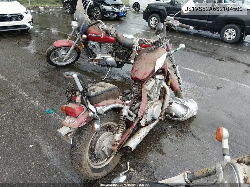 1995 Suzuki Vs800 Glp VIN: JS1VS52A6S2104500 Lot: 45581655