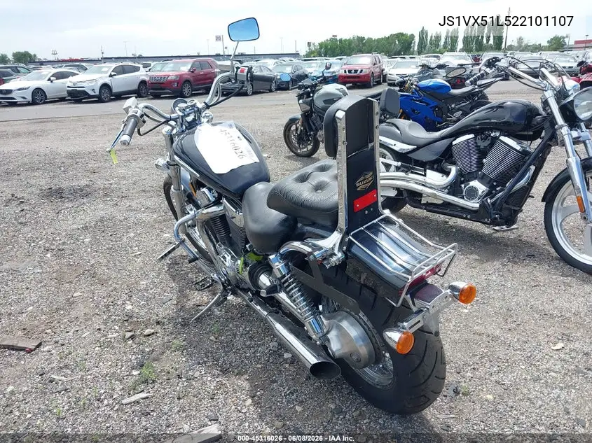 2002 Suzuki Vs1400 Glp VIN: JS1VX51L522101107 Lot: 45316026