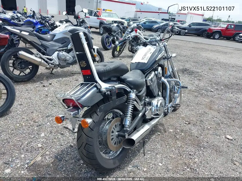2002 Suzuki Vs1400 Glp VIN: JS1VX51L522101107 Lot: 45316026