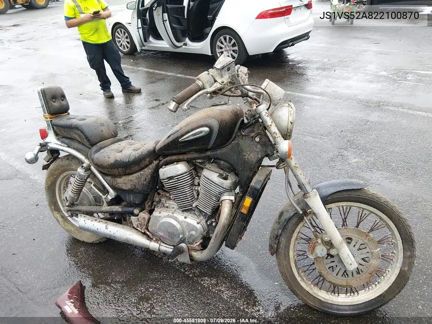 2002 Suzuki Vs800 Glp VIN: JS1VS52A822100870 Lot: 45581809