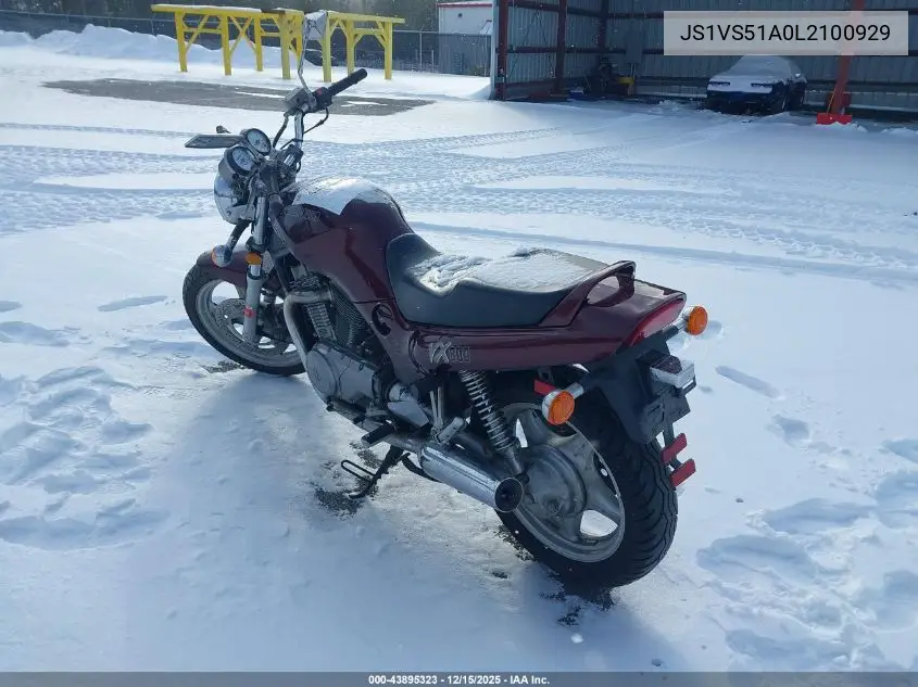 JS1VS51A0L2100929 1990 Suzuki Vx800