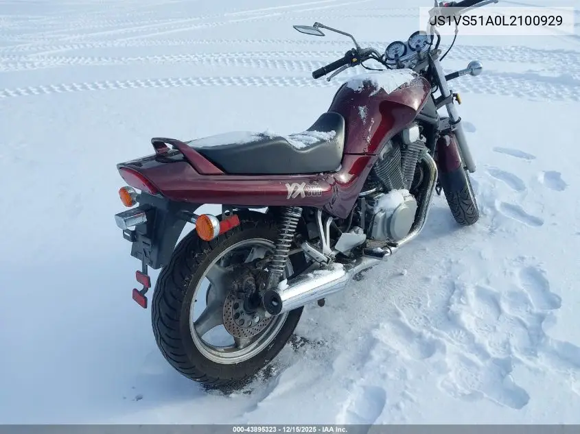 JS1VS51A0L2100929 1990 Suzuki Vx800