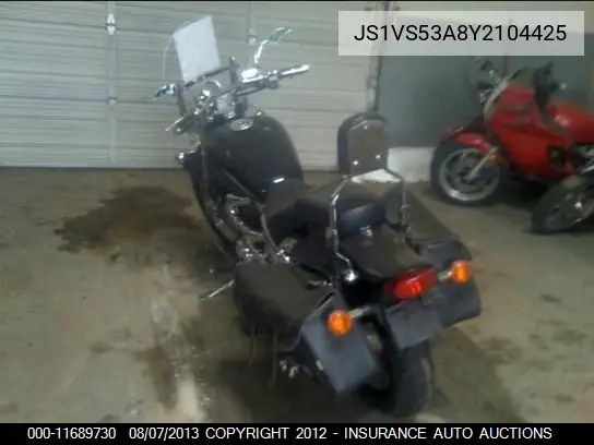 2000 Suzuki Vz800 VIN: JS1VS53A8Y2104425 Lot: 11689730