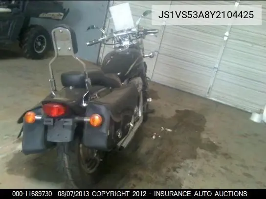 2000 Suzuki Vz800 VIN: JS1VS53A8Y2104425 Lot: 11689730