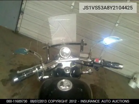 2000 Suzuki Vz800 VIN: JS1VS53A8Y2104425 Lot: 11689730