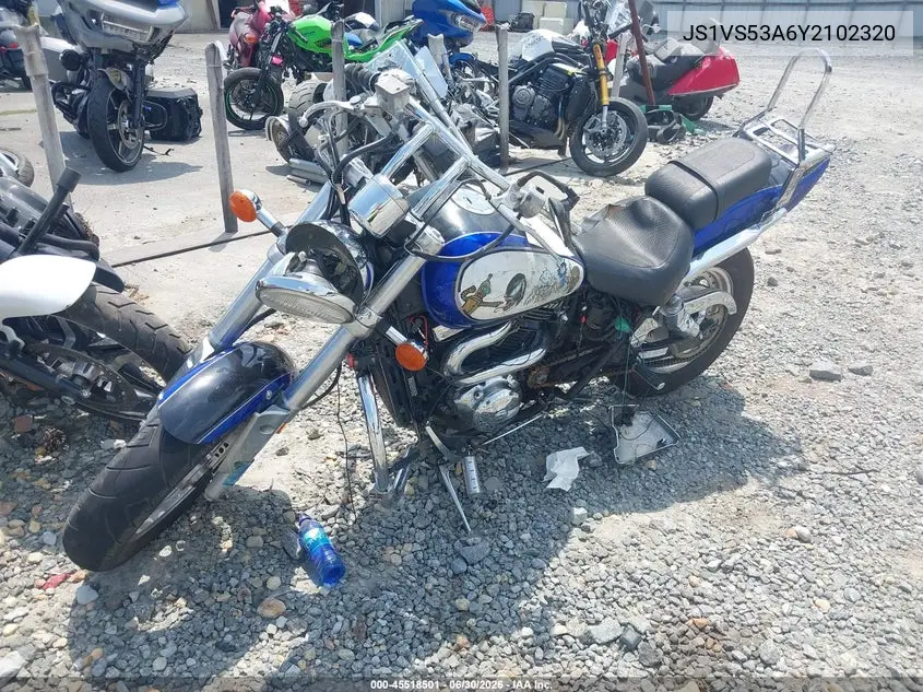 2000 Suzuki Vz800 VIN: JS1VS53A6Y2102320 Lot: 45518501