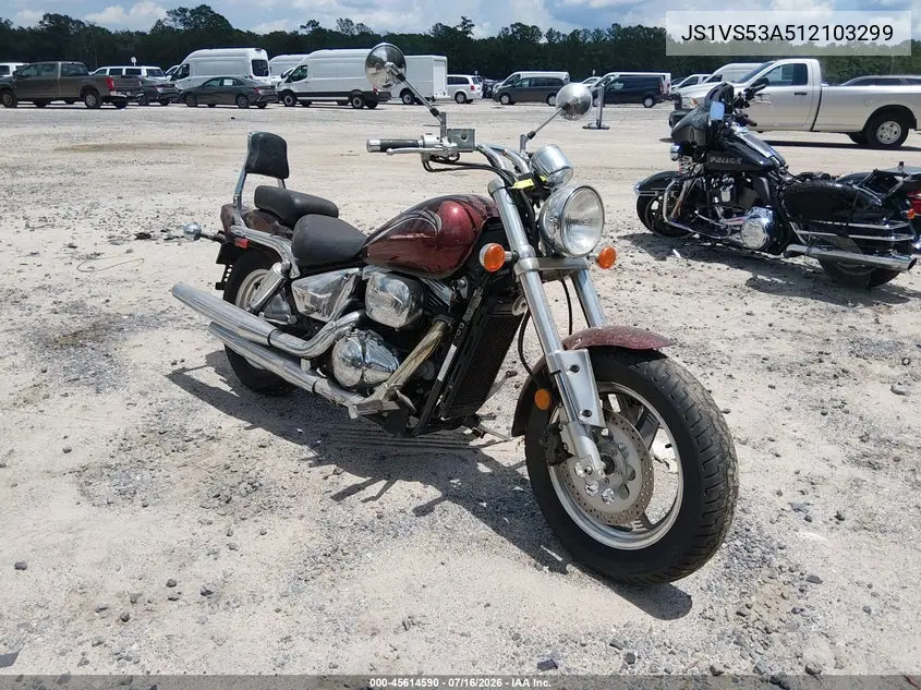2001 Suzuki Vz800 VIN: JS1VS53A512103299 Lot: 45614590