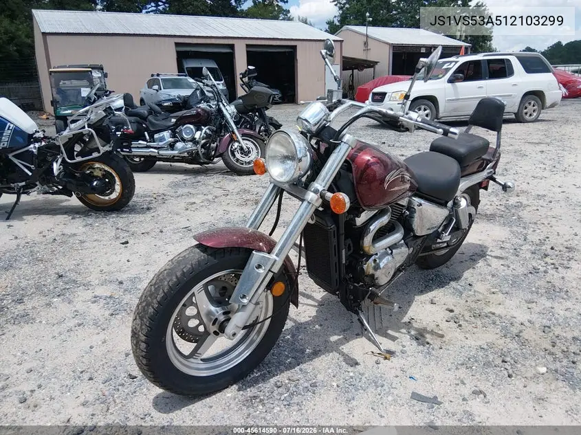 2001 Suzuki Vz800 VIN: JS1VS53A512103299 Lot: 45614590