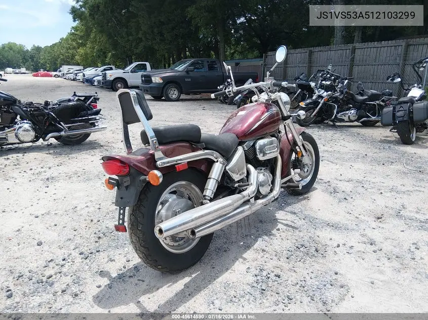 2001 Suzuki Vz800 VIN: JS1VS53A512103299 Lot: 45614590